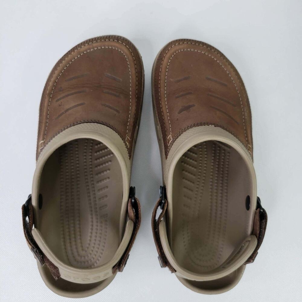 Crocs Men's Yukon Vista II LiteRide Clog Sandal Slip On Brown Men’s Size 8 - Picture 6 of 9
